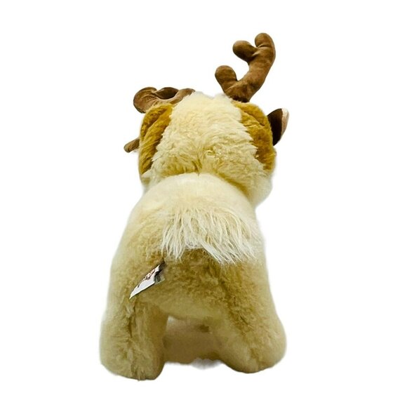 Gund BOO Worlds Cutest Dog Plush Reindeer Antlers 4043147 Holiday 8 inch Pom - Picture 4 of 8